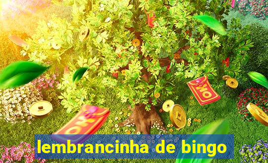 lembrancinha de bingo